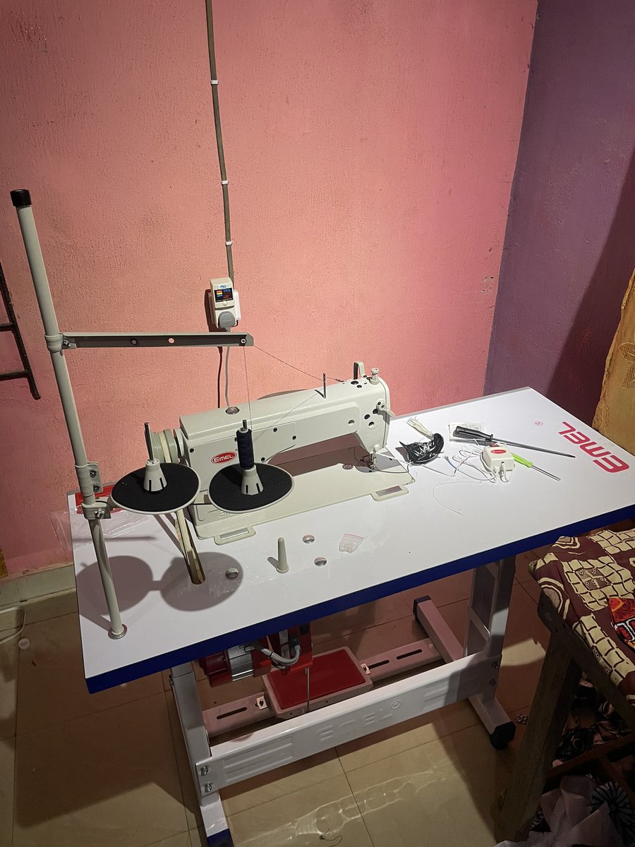 For months i could not sleep,saved,starved,sold almost every single shirt on my stand to get myself an industrial machine