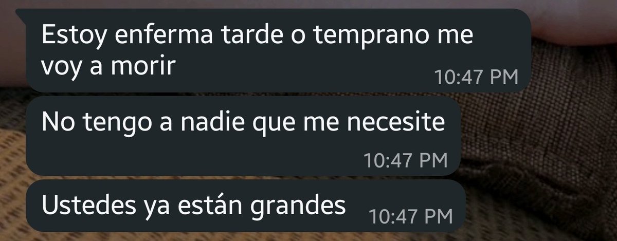 Ariadna_Juarezf's tweet photo. ODIO tremendo chantaje que se está echando. https://t.co/wolipCRtsO