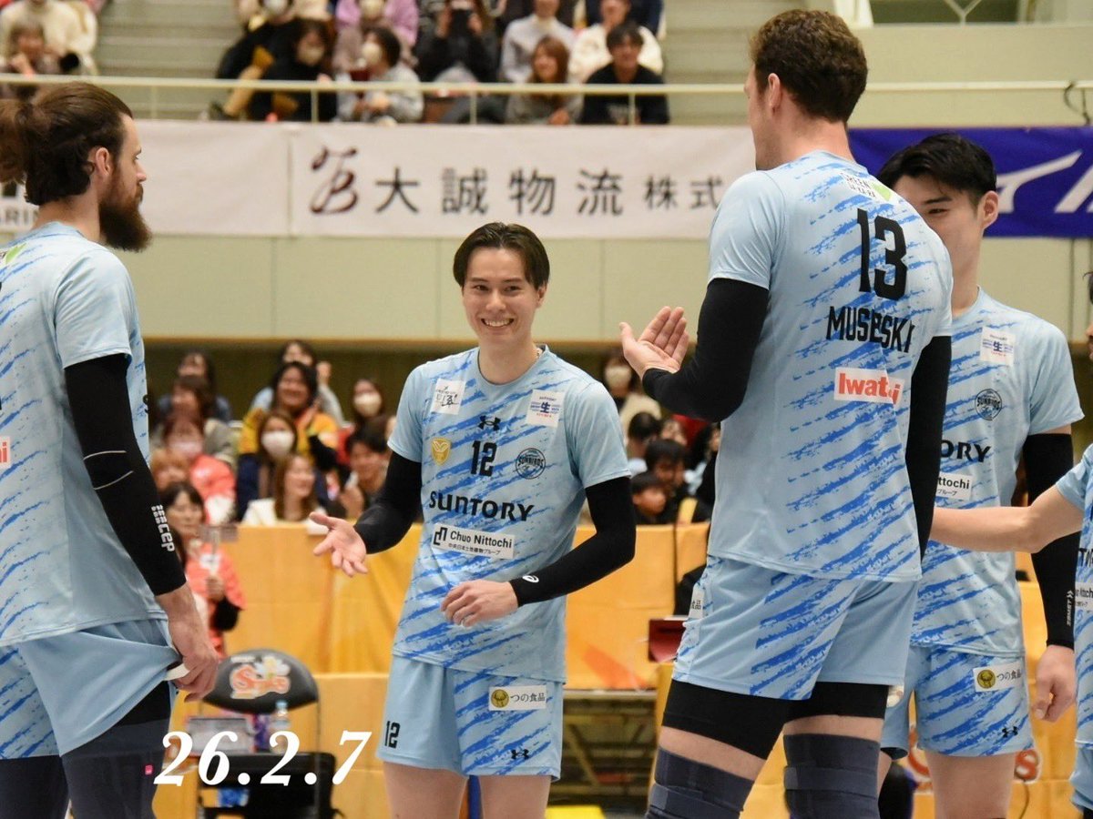 26.2.7 ジェイテクト🐝-サントリー🐦‍🔥@岡崎🏯✨️ ネット際の攻防