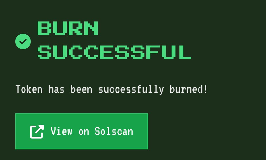SealonSol27's tweet photo. Another 1m $BEETLE burned guys!
Send it! 🌒 🪲 https://t.co/6h4KIaYGwv