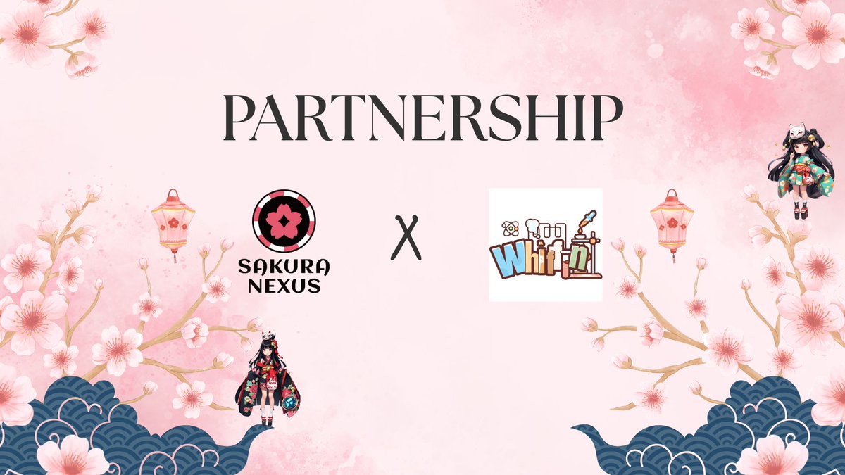PlaySakuraNexus's tweet photo. 🚀 Web3 Gaming × NFT Utility 🚀

Sakura Nexus は、3月末〜4月上旬にローンチ予定です。また、Genesis NFT も @opensea  にて近日公開予定です！

このタイミングで @Whiffin_cc さん （Vape-to-Earn対応！行動をNFTやトークンで価値化するWeb3プラットフォーム）と 共同コミュニティキャンペーンを開催します。

現在、Whiffin NFT と Sakura Nexus Genesis NFT は
それぞれ 約150 USDT相当で取引中。
今回の 抽選（Lucky Draw） では、合計6点のNFT をプレゼントします 👀

🎁 キャンペーン賞品
• Whiffin NFT ×5
• Sakura Nexus Genesis NFT ×1
• Sakura Nexus CHIPトークン ×4

📝 参加方法
✔️ Sakura Nexus Discord に参加（ゲーム最新情報・イベントはこちら） https://t.co/sDfQBRZyqF
✔️ Whiffin に参加
✔️ フォロー ＋ RT

強いエコシステムは、コミュニティと共に育まれます。
さあ、一緒に築いていきましょう。 🌸🚀
#Web3 #NFT #GameFi #SakuraNexus