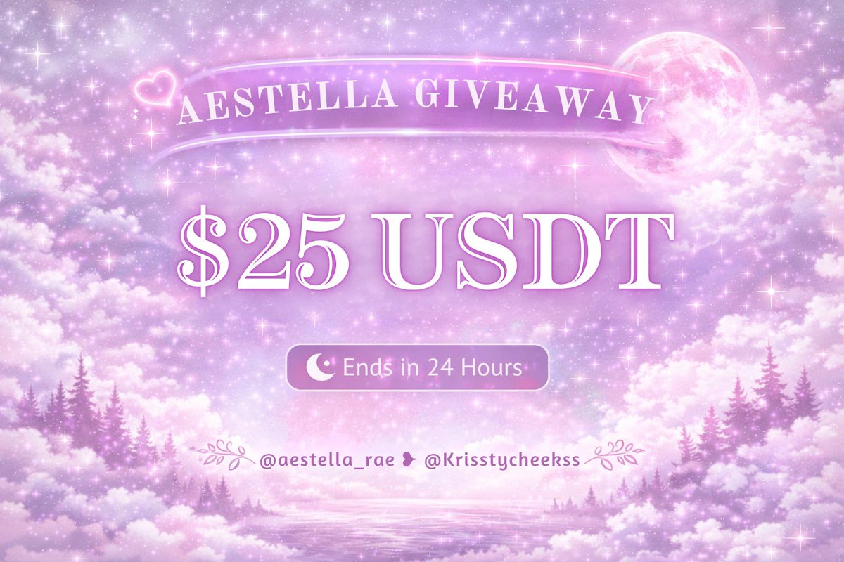 $25 under the moonlight 🌙 

⋆ RT &amp; FOLLOW <a href="/Krisstycheekss/">Krisstycheekss ™️</a> 

_ends in 24hrs