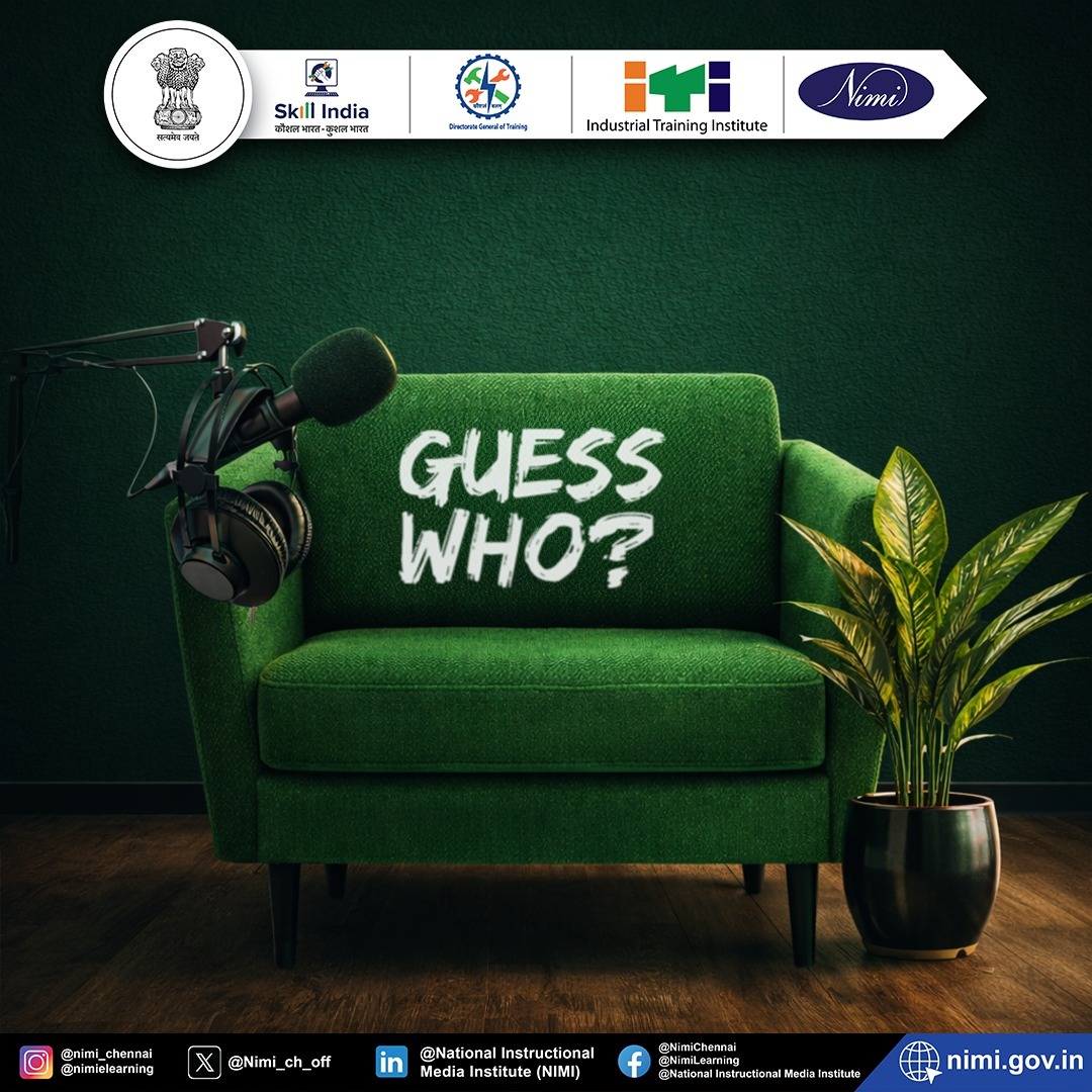 NIMI Talks - Something exciting is coming… 🎙️

A new voice.
A new perspective.
A new conversation for every ITI learner.

Can you guess who’s joining us ? 👀

Drop your guesses in the comments 👇

#NIMITalks #TheVoiceOfITI #GuessWho #ITIStudents #SkillIndia #NIMI #ComingSoon