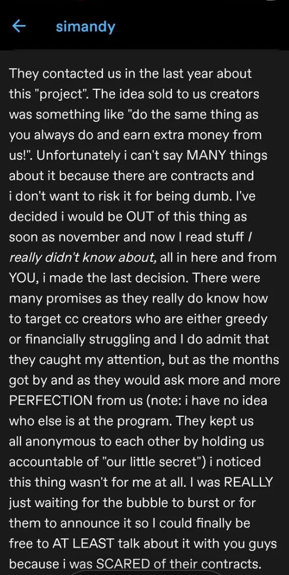 The fact an EA Creator felt SCARED of EA???

Wtf