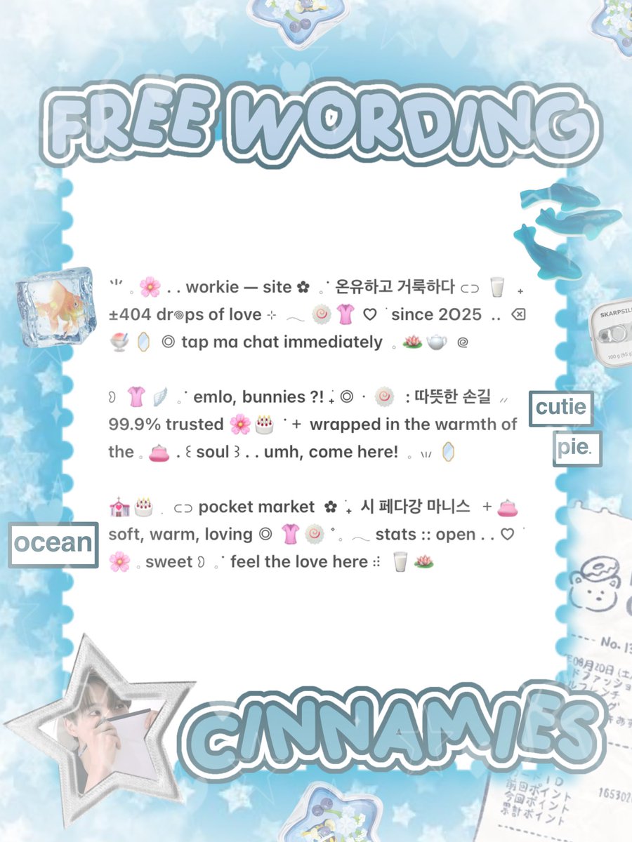 ╭┈  ֹ   help repost? thankies, sweetie 🐳

{ II } ׁ ๑ 🪽.. haii, timan — timun ?! naka punya wording PROMO nih 𓏏𓏏 ִ ⊹  bio 2.500/each. 𖢷  &amp; pinned 4.000/eachׅ  ࣪  ⸝⸝ 💧🦴 yuk, ping chat:ie aku &amp;. take sekarang juga   𓈒˚ >___^ 

#zonauang