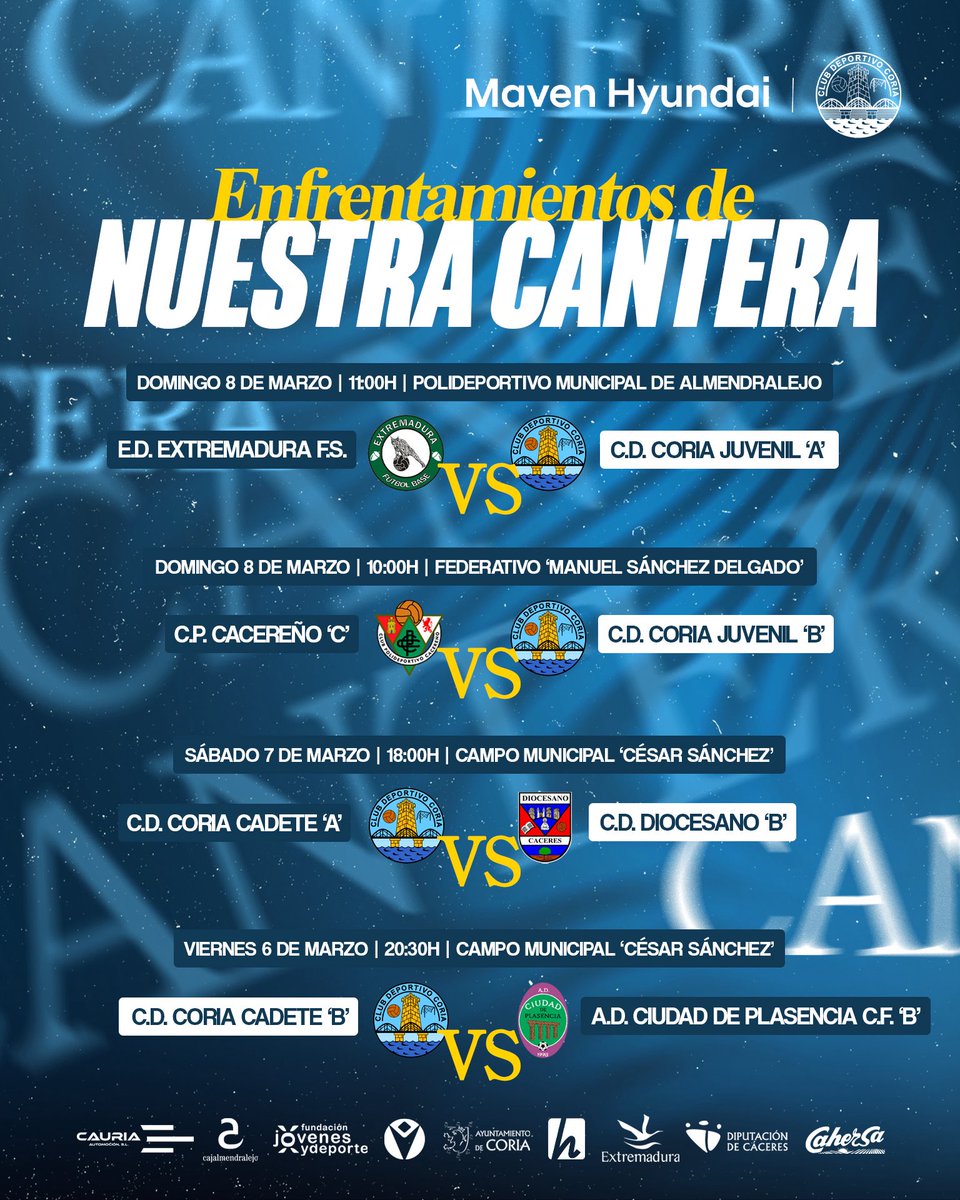 Escuela de Fútbol Base CD Coria tweet media