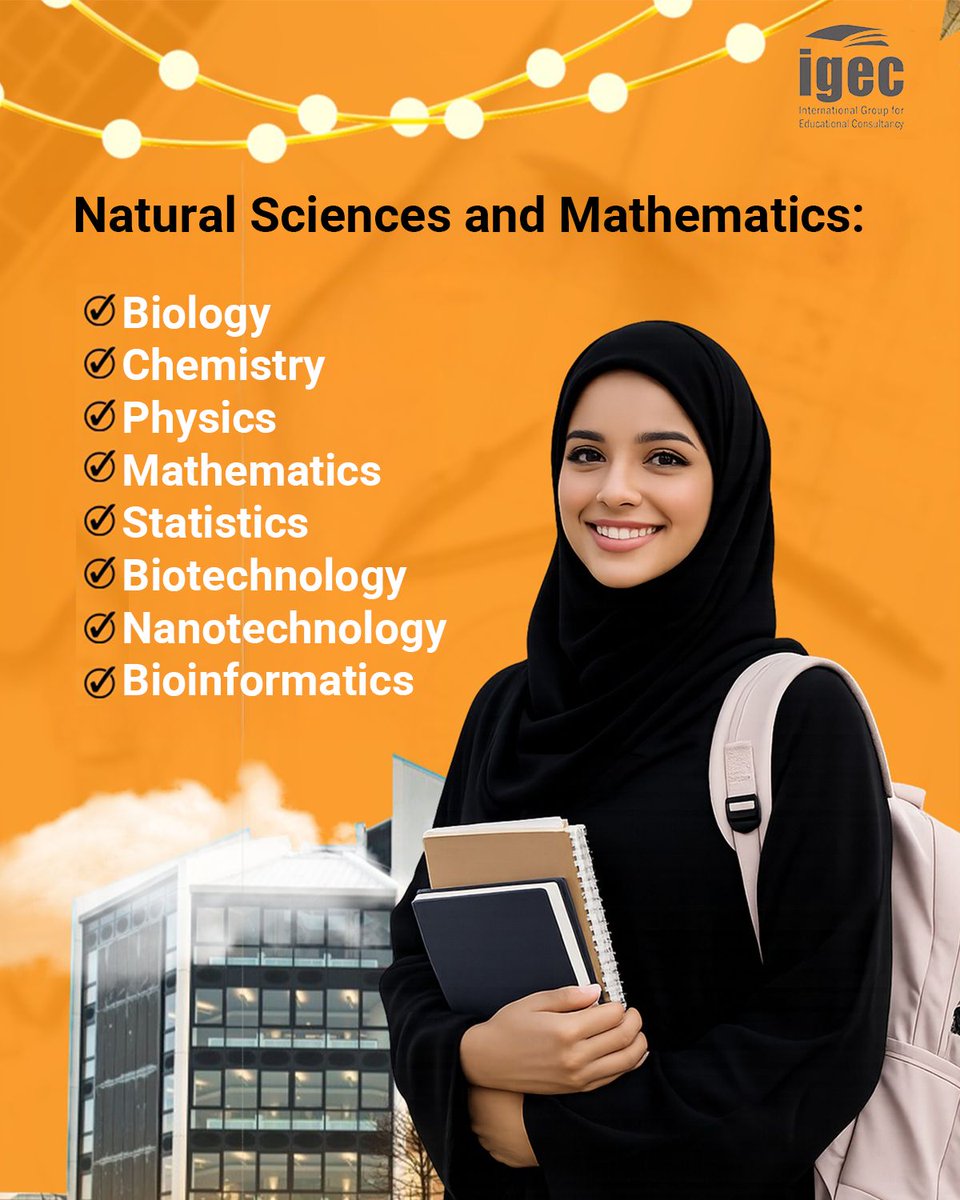 igecabha's tweet photo. العلوم الطبيعية والرياضيات 🔬📚
العلوم هي الأساس الحقيقي لكل ابتكار وتطور 🌟
من الطب إلى الصناعة… التخصصات العلمية لها دور محوري في بناء المستقبل 🧪🏥

اختيارك لهذا المسار يعني إنك جزء من التقدم العلمي والصناعي 👩‍🔬📈
للتقديم والاستفسارات
https://t.co/ZqEjpBpgzi
#السعودية #ابتعاث #أستراليا #ابها #ابها_خميس_مشيط #عسير #جازان #نجران #بيشة #الرياض #جده_lلان #الخبر #الجوف #المدينة_المنورة #بريدة #القصير