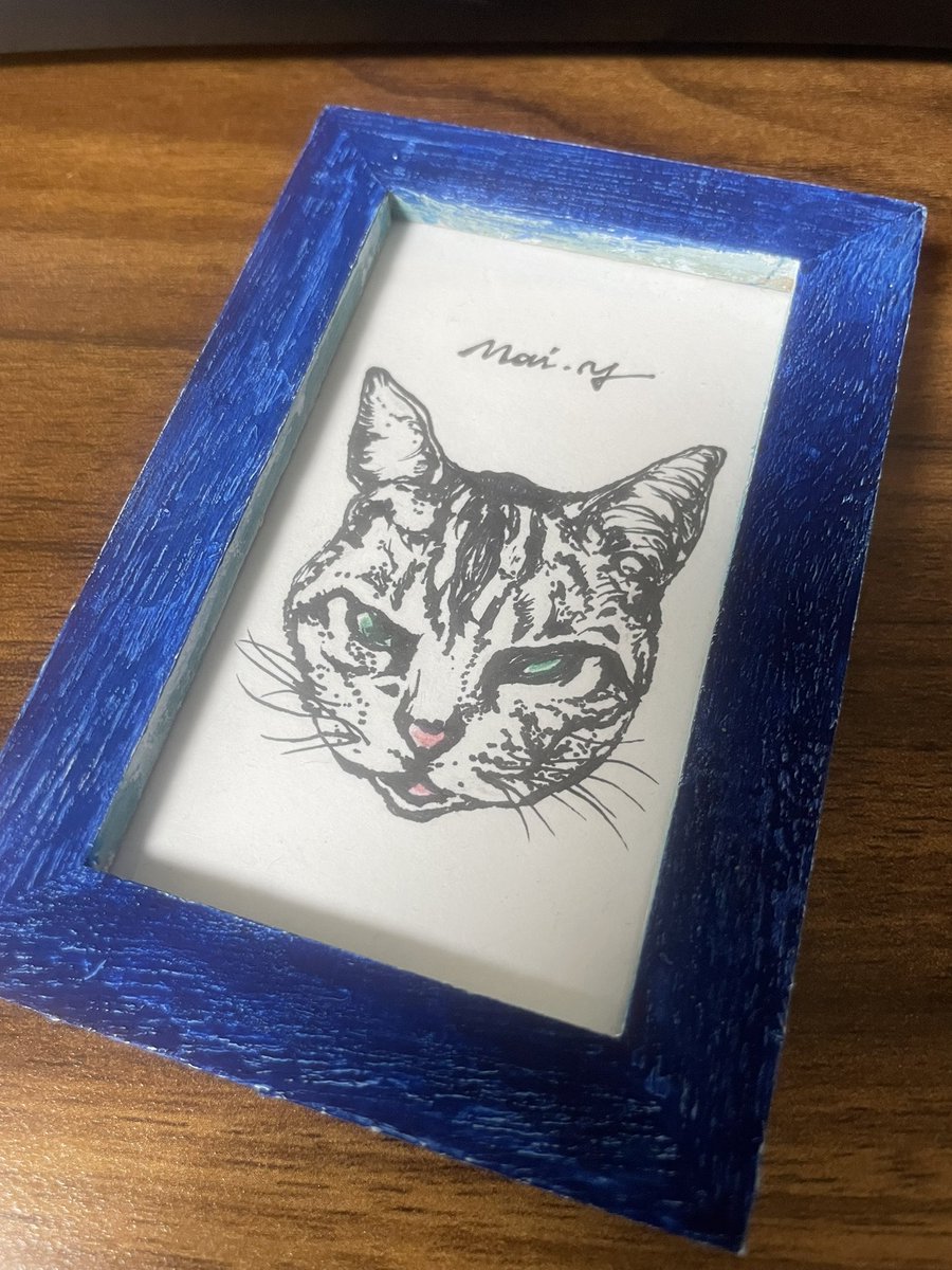 ありがとうございます🐈 ネコの目と額の内側側面の色をリンクさせてみ