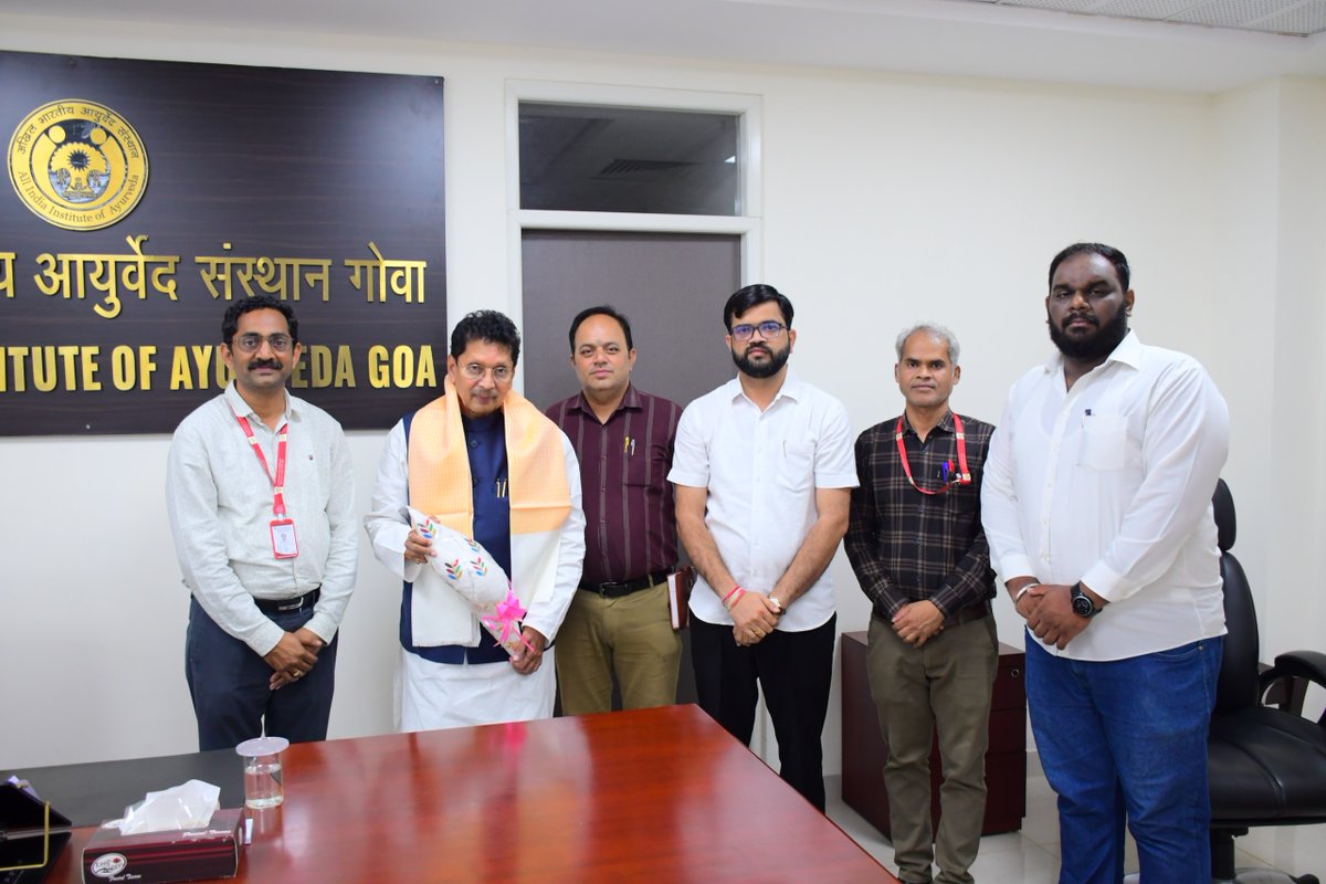 All India Institute of Ayurveda, Goa tweet media