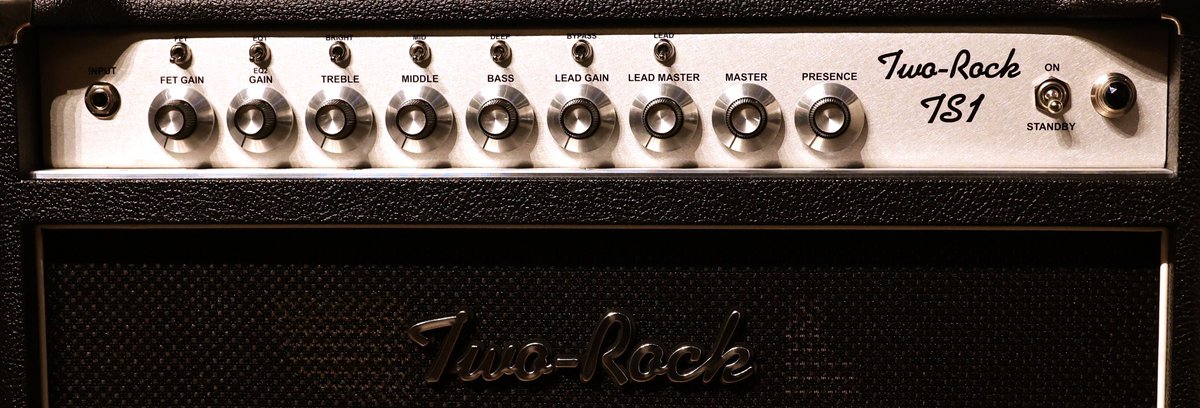 ishibashichamz's tweet image. Two-Rock / TS1 Head 100/50Watt Black Broncoが入荷！

TS1は、加算式ゲインを採用した2チャンネル仕様のアンプで、SSSやCRSなどのモデルとは一線を画す独自のサウンドキャラクターを持ちます。

#tworock #amplifier