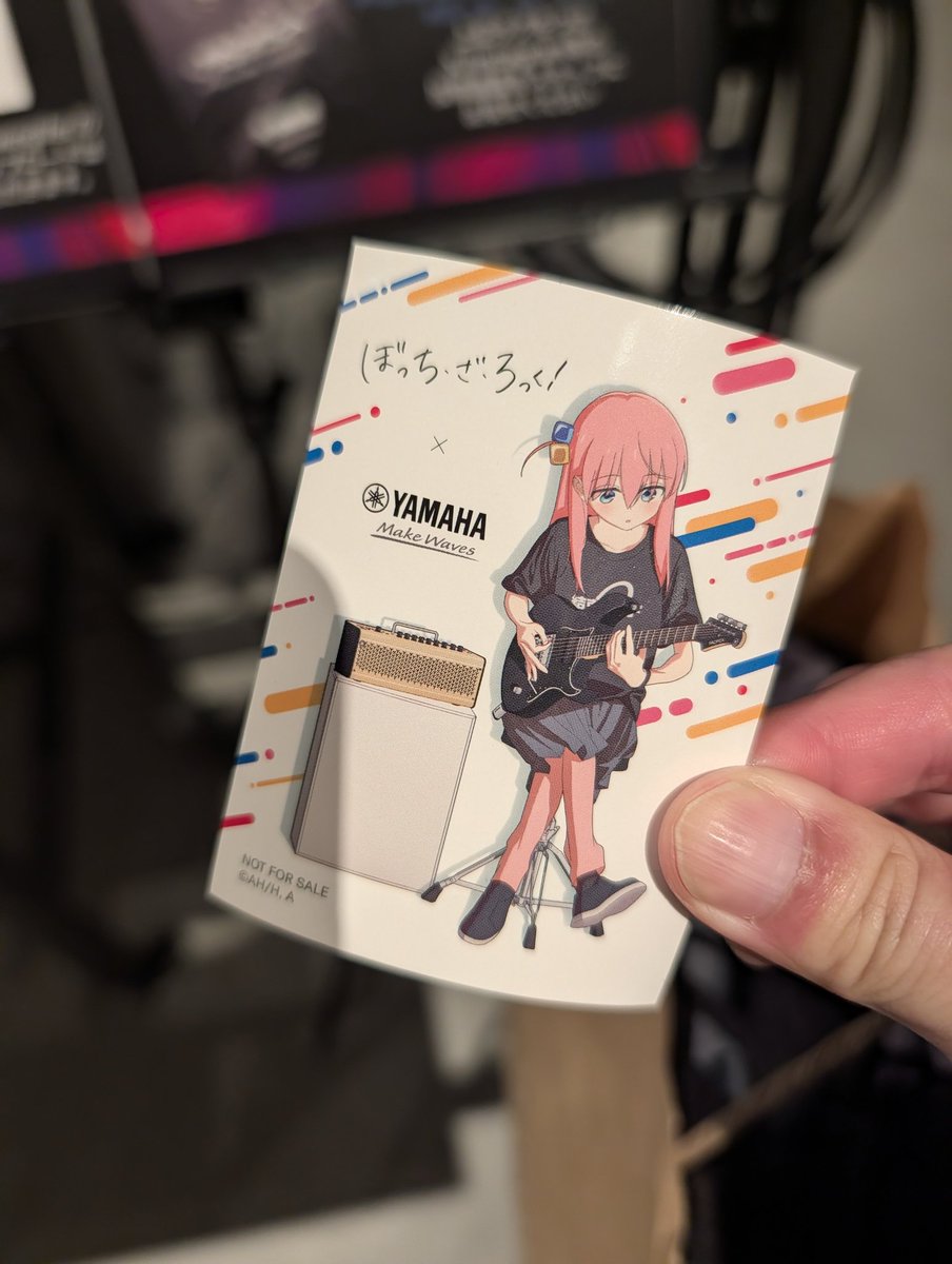 st40611's tweet photo. 来ました!

#YamahaSoundCrossingShibuya
#ぼっち・ざ・ろっく https://t.co/rFpHRMDvNz