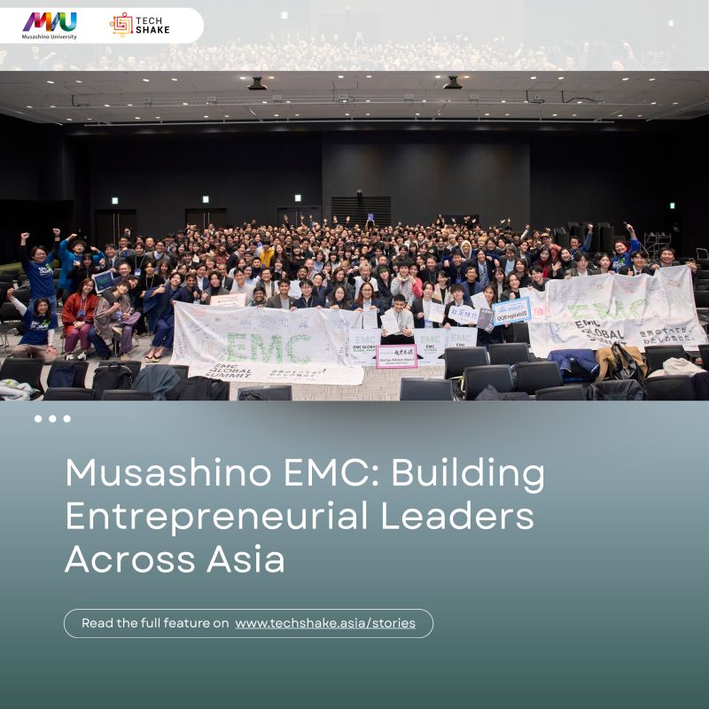 TechShake01's tweet photo. 武蔵野大学の EMC / EMC GLOBAL (@emcglobal2024 ) は、日本とアジアの学生・起業家・教育機関をつなぐ国際的な起業家教育プラットフォーム。

詳しくはこちら👇
https://t.co/6hwcZV5eu9

#Startup #Entrepreneurship #JapanASEAN https://t.co/I7R8vF2amW