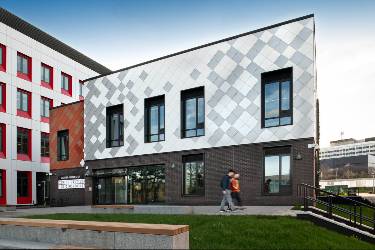 Tilbury_douglas's tweet photo. We have successfully completed the construction of the new flagship Greater Manchester Institute of Technology (GMIoT) building for @SalfordUni. Read more: https://t.co/eZ5RSRKoWc
#Construction #ProjectCompletion #RegionalBuilding #BuildingABetterFutureTogether #NorthWest https://t.co/mfafVXmobD