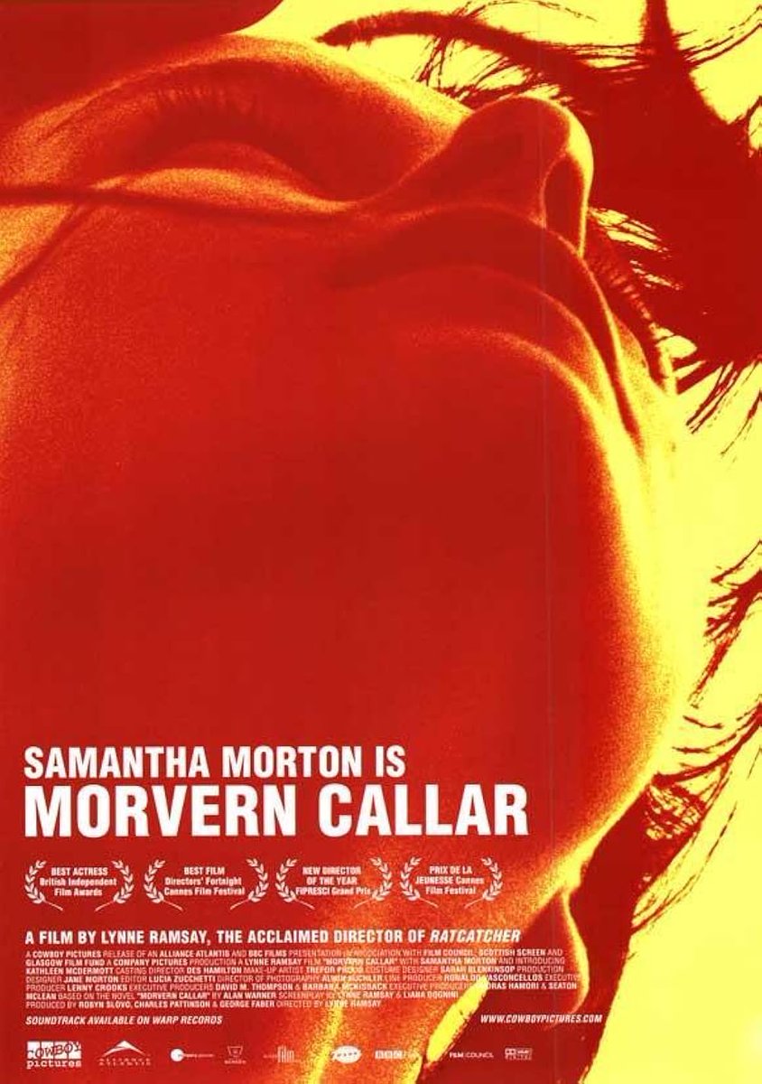 tgifraidy's tweet photo. Morvern Callar (2002)
Dir. Lynne Ramsay (We Need to Talk About Kevin (2011), You Were Never Really Here (2017) and Die My Love (2025)) https://t.co/KcyvxQCgn1