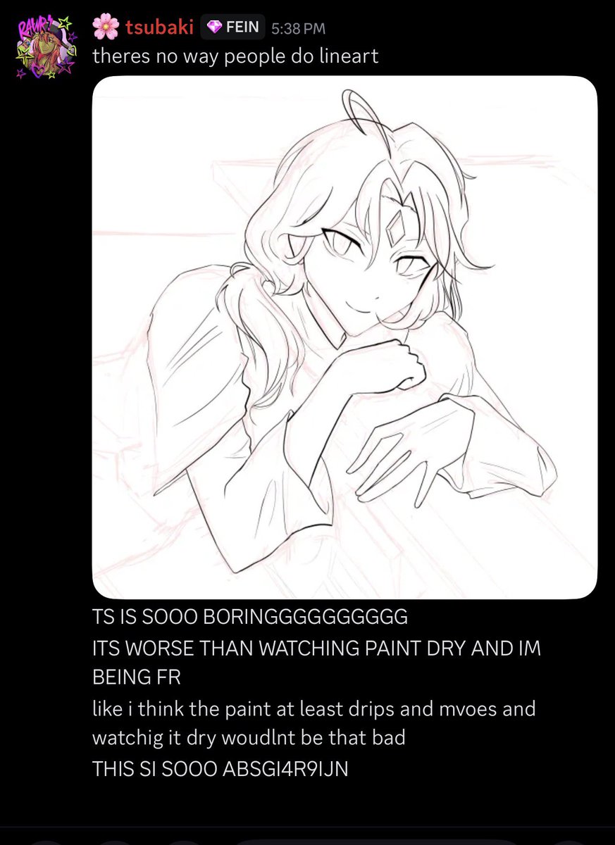 Can u guys tell im not a fan of lineart