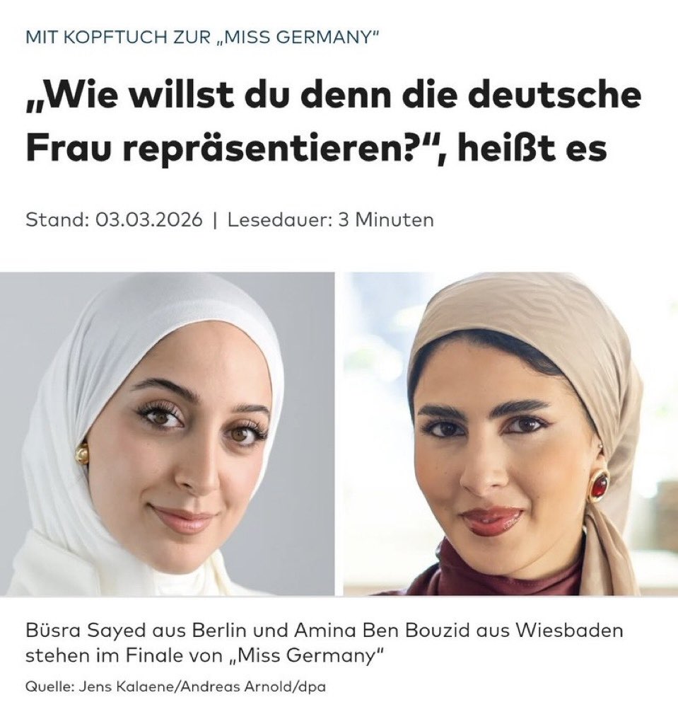 Ihr sollt und werdet niemals die deutsche Frau repräsentieren!