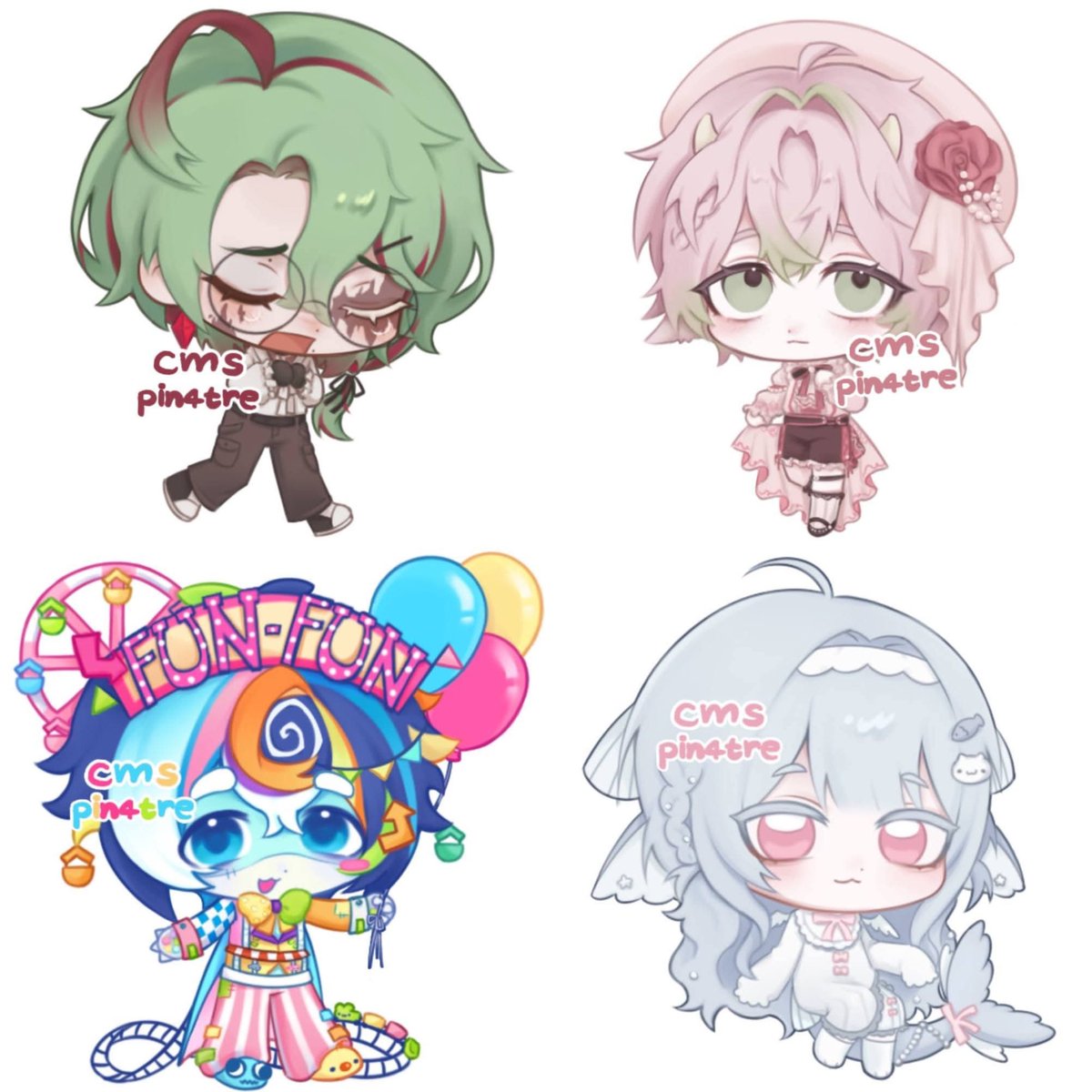 pin4tre_'s tweet photo. @sundaystoes Hii!! Thank you so so much for the opportunity 🙏🩷,, these are the recent comms I did in the past 2 months! And currently working on 2 more but I only post about comms on Facebook, 

I will provide more information in another comment since the words limit is killing me😭 https://t.co/uYvIjADN3V