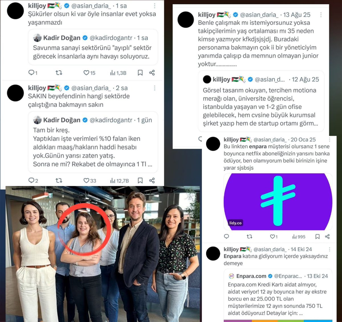 Türkiye'ye 'işgalci' diyen ve savunma sanayi çalışanlarını aşağılayan hesabın QNB Türkiye yöneticisi Serenay Kekeç olduğu ortaya çıktı.