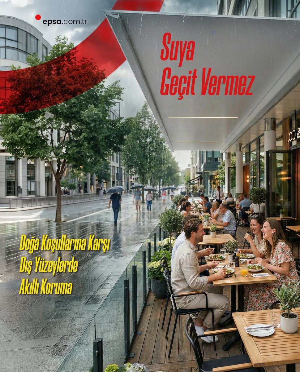epsayalitim's tweet photo. Dış cepheler ve teraslar yıl boyunca güneş, yağmur ve sıcaklık değişimleriyle karşı karşıya kalır.
Bu nedenle kullanılan kaplama malzemesinin hem dayanıklı hem de esnek olması gerekir.

Dış cepheler ve teraslar için güvenilir su yalıtım çözümü.

#EPSA #Quadroflex #SuYalıtımı https://t.co/2IUef9R3Dr