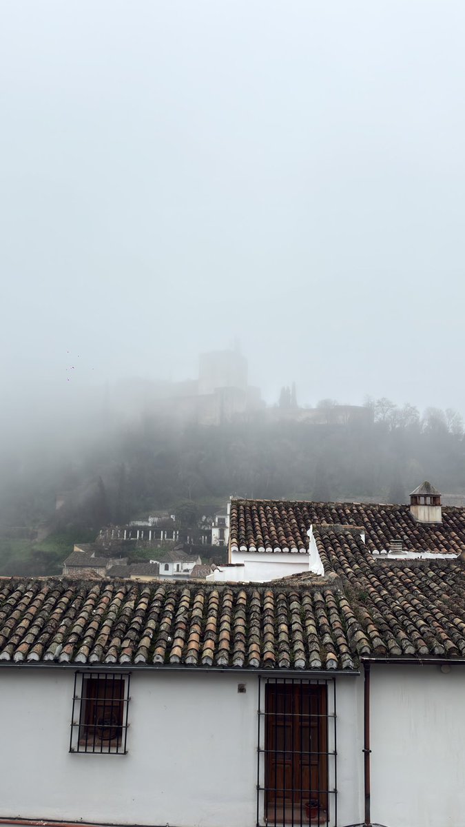 Samuel_MR17's tweet photo. Avanza la mañana y continuamos con esta niebla meona. Apenas 4°C en el centro de la capital.

Las lluvias pueden regresar a la noche #Granada https://t.co/AvjRW01qwD