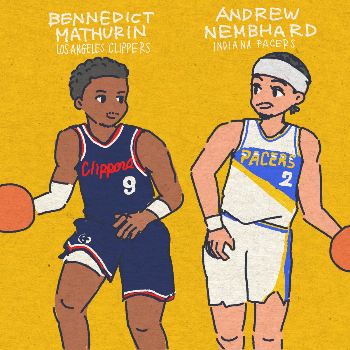 moko_neruru's tweet image. Benn #ClipperNation 
Drew #YesCers