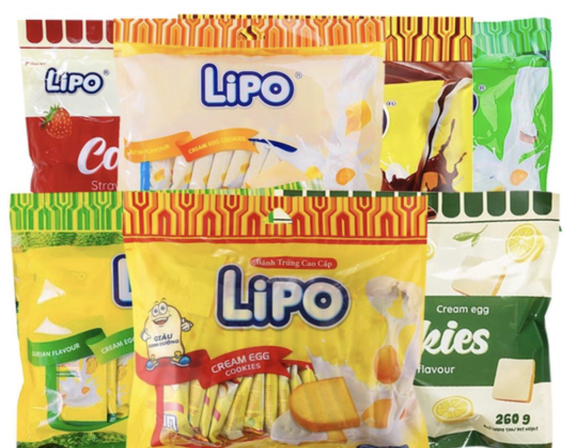 sunairoasia's tweet photo. まちおかでベトナムのお菓子LiPO発見！パッケージが日本仕様になってる！？ https://t.co/3k9gla5Njc