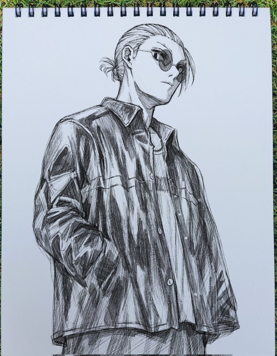 SAKAMOTODAYS #drawing #鉛筆画 #模写