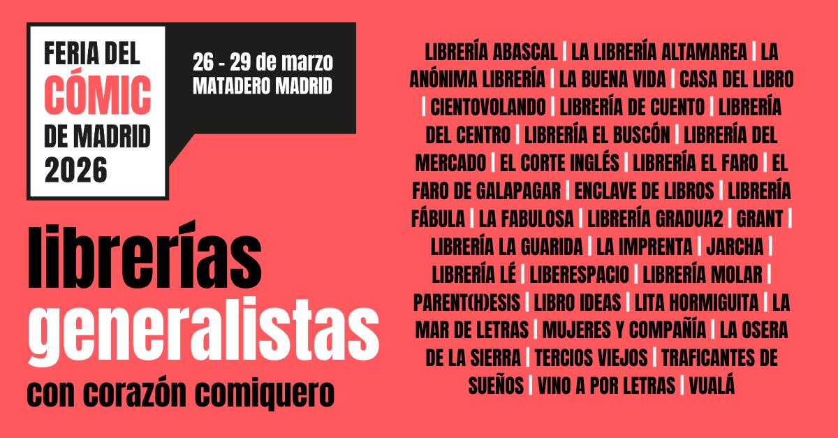 Feria del Cómic de Madrid tweet media