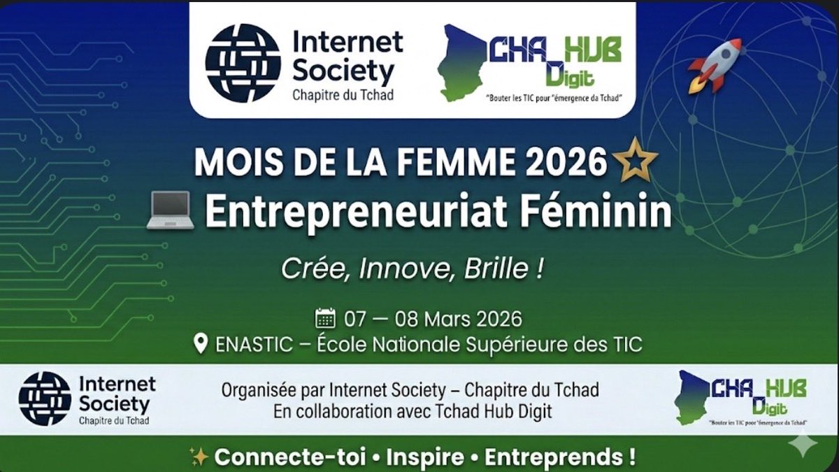 ISOC-TCHAD tweet media