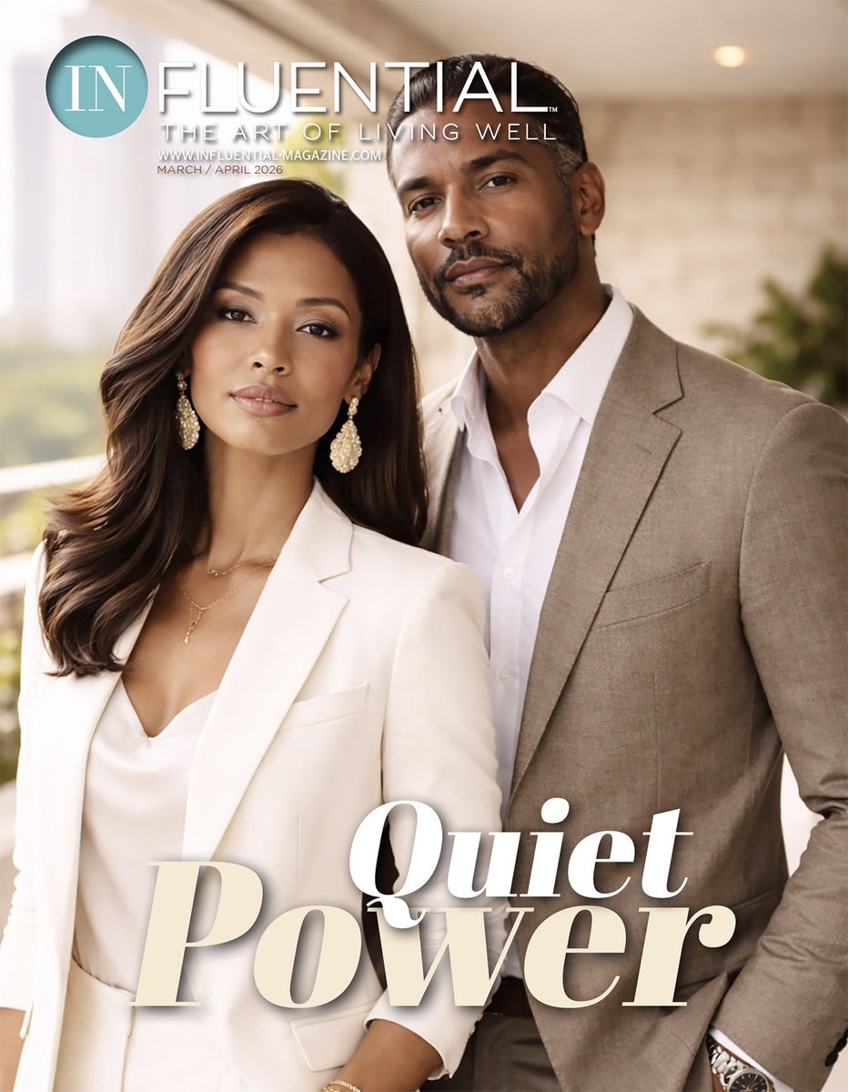 InFluentialMag's tweet image. Our new cover is here!  #InFluentialMagazine #QuietPower