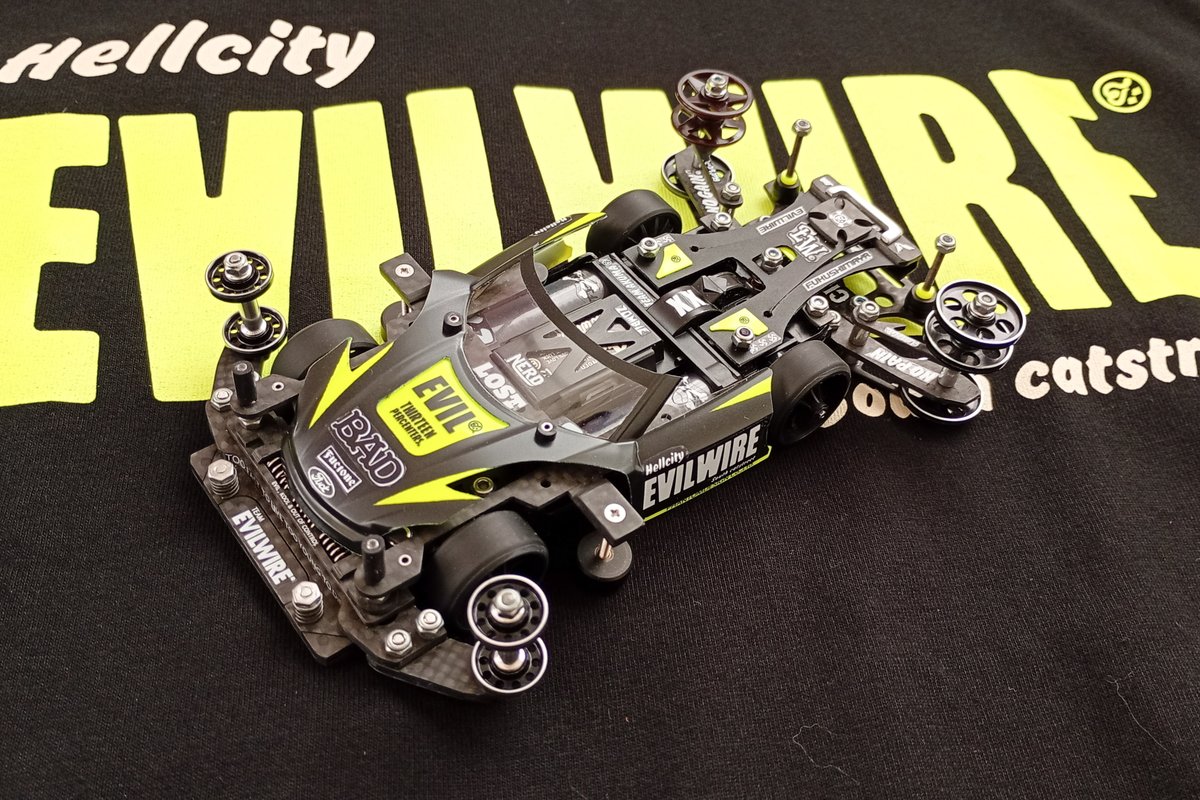 kanna_m4's tweet image. ミニ四駆はアパレル👌
#evilwire 

#長野最速