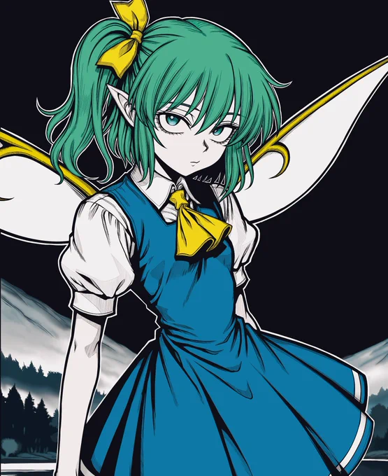 めちゃくちゃ美人な大妖精描けたから見て