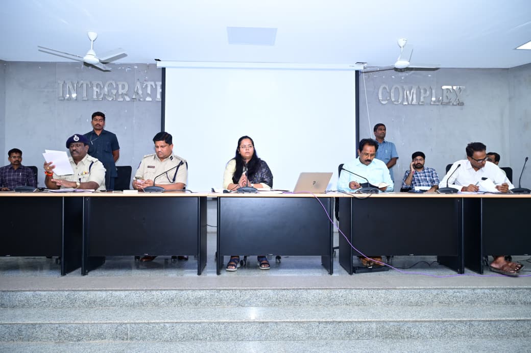 The District Collector, along with the District SP, Additional ...