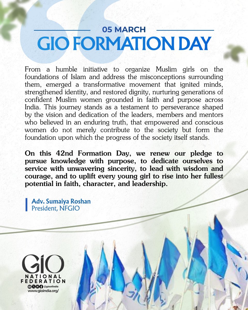 National Federation of GIO tweet media