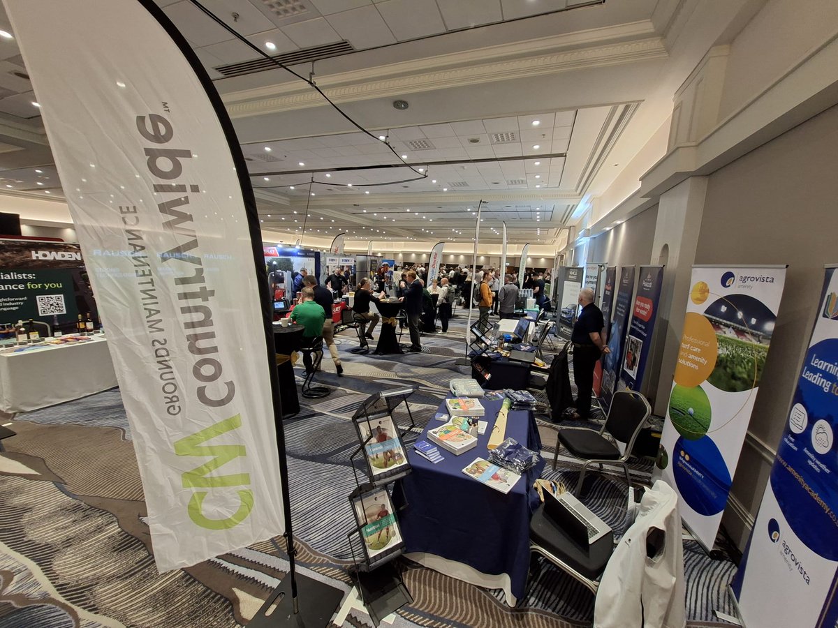 AgrovistaAMNTY's tweet photo. All set up and ready to go for the Countrywide Grounds Maintenance Conference this morning.

@Neighborly @mike_amenity https://t.co/vcqIpLpHQH