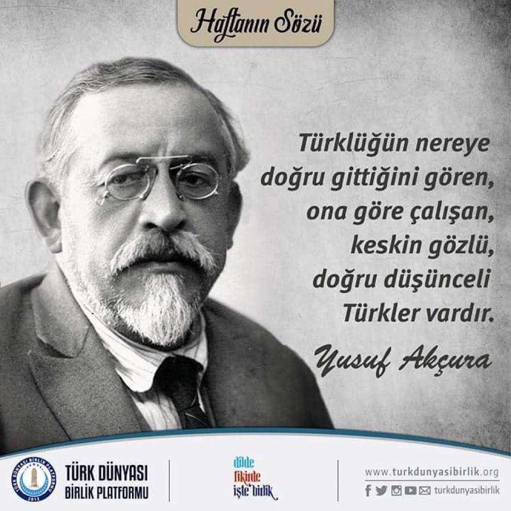 Geçmişi unutmak ,geleceği de unutmaktır.Onca zamanın bir değeri olmasa neden yaşanmış olsun ? Acun var olduğu andan beri var olan Türk ulusu ,nice sıkıntıya düştüyse bunun bir nedeni olmalı !..Yeniden aynı dertleri yaşayacaksak , yaşamanın anlamı ne ? Bu derdi mutlaka çözmeliyiz.