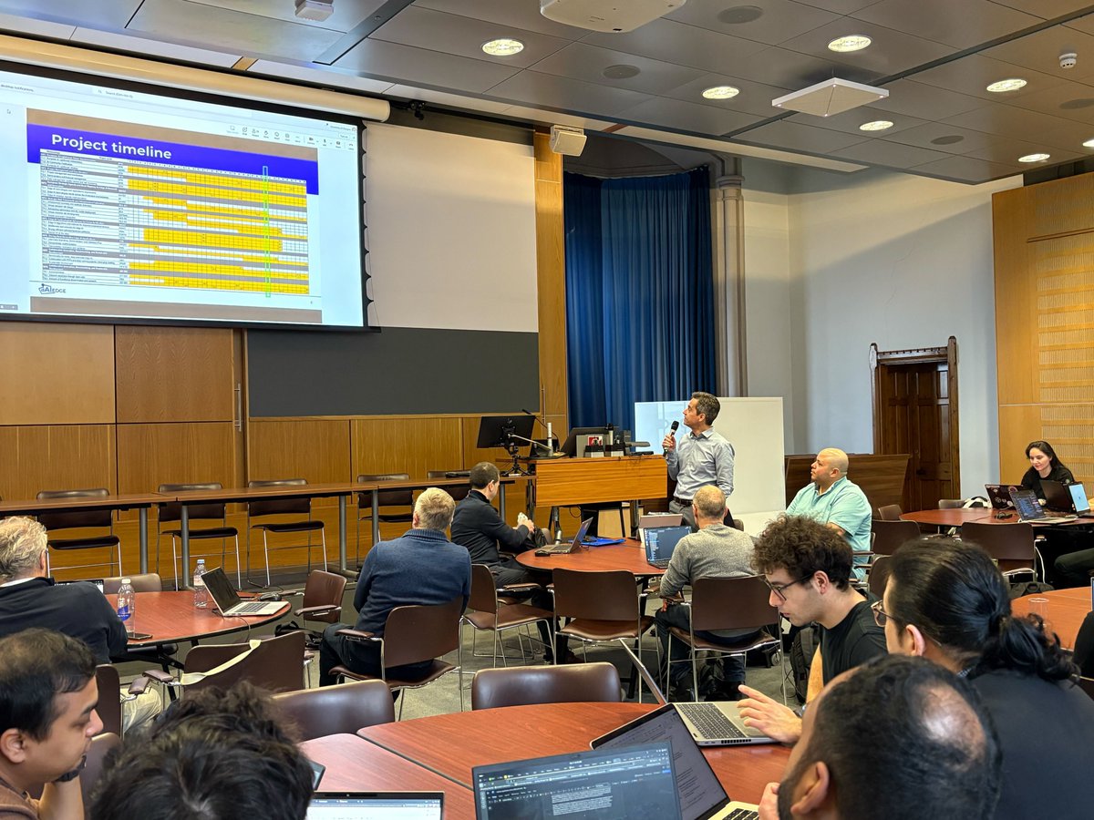 dAIEDGE's tweet photo. 📍 The #GAM of #DAIEDGE kicks off at the University of Glasgow.
👏 Thank you to the University of Glasgow for providing us with the space and hosting us at this key consortium meeting 👏
👉First up is our #WP2, led by DFKI, who are presenting the project's progress, the current status of activities and upcoming milestones within the work package