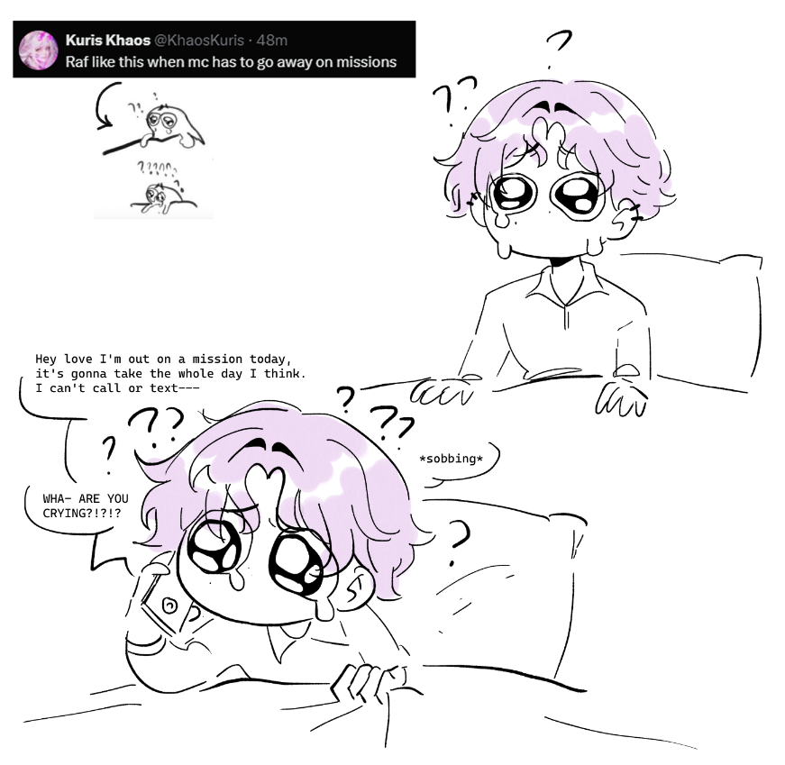 Kyu is kinda busy 👾Comms open tweet media