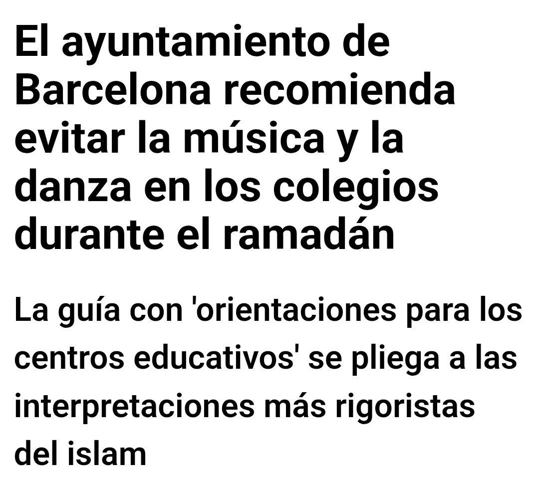 Carr24726Javier's tweet photo. El ayuntamiento de Barcelona está a dos telediarios de entregar cien doncellas a la morería.

https://t.co/XuVhark9dy https://t.co/kM93VNmrGA