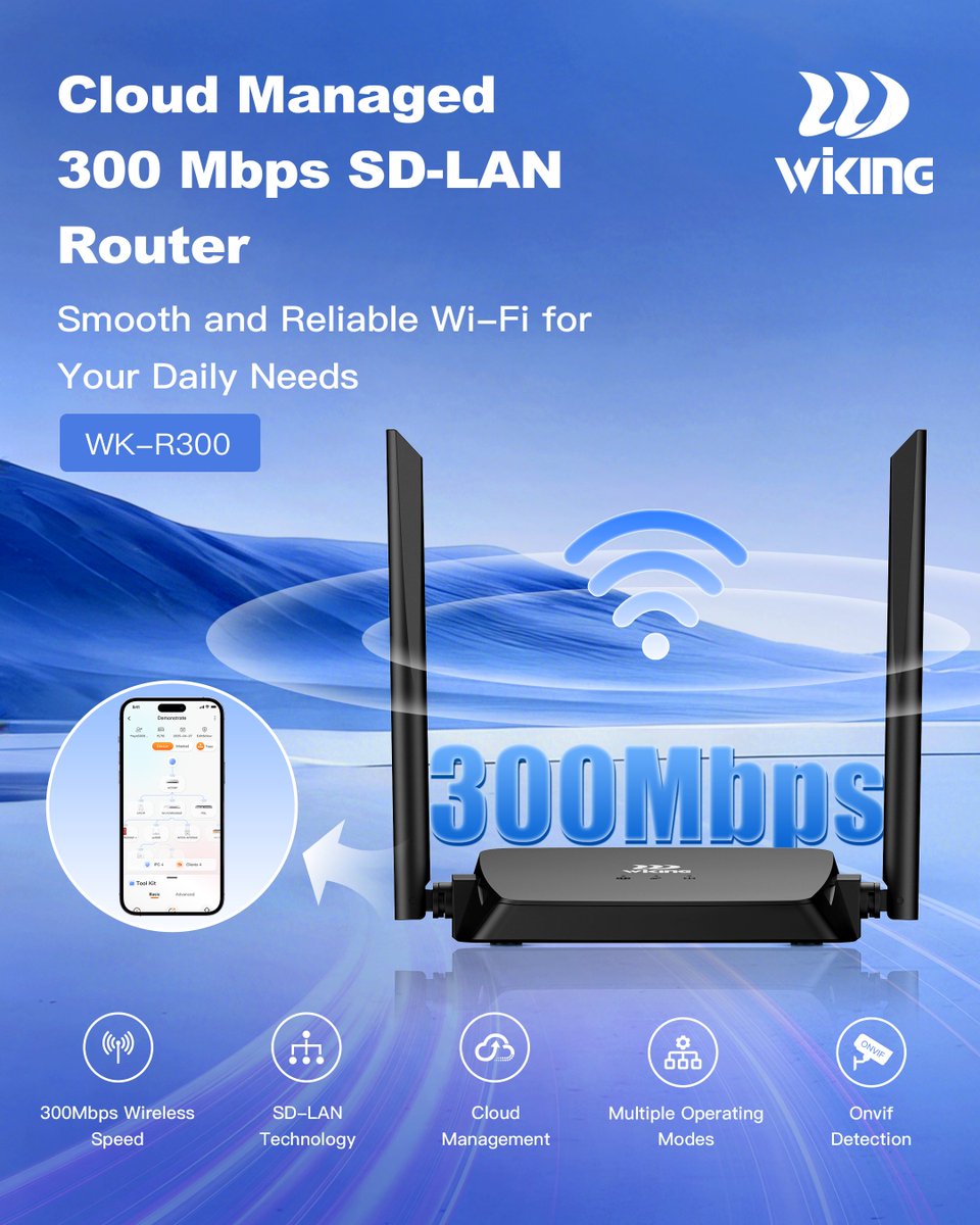 Wi_Tek's tweet photo. The WIKING WK-R300 was built to change that assumption. Same compact form. Significantly more capability.
🔗 Learn more: https://t.co/Qk1xRND1l5
📞 Connect with us:
WhatsApp: https://t.co/tfX0Cu98Sz
Email: sales@wireless-tek.com
#WIKING #WKR300 #SmartRouter #CloudManagedWiFi https://t.co/COSRA2Zl3D