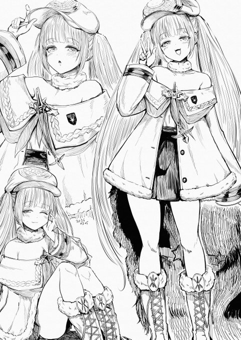 アズールレーンのドミートリィドンスコイを描いた