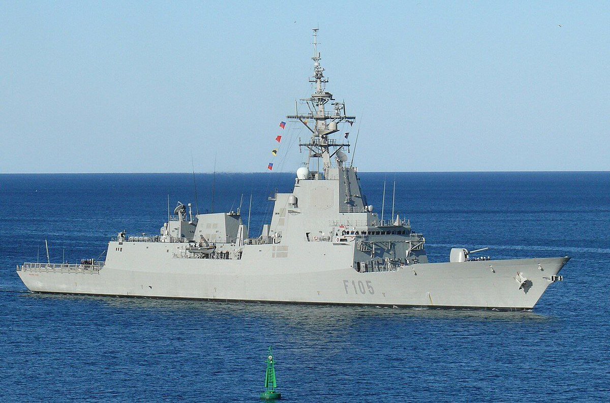 🇪🇦🇨🇾Spain to send missile frigate to Cyprus after Iranian attack on island.

🔴It seems Sanchez has been compared to a bucket of water in a well and has come to his senses.

See the latest updates with  us:<a href="/TTheBattlefield/">The Battlefield</a>