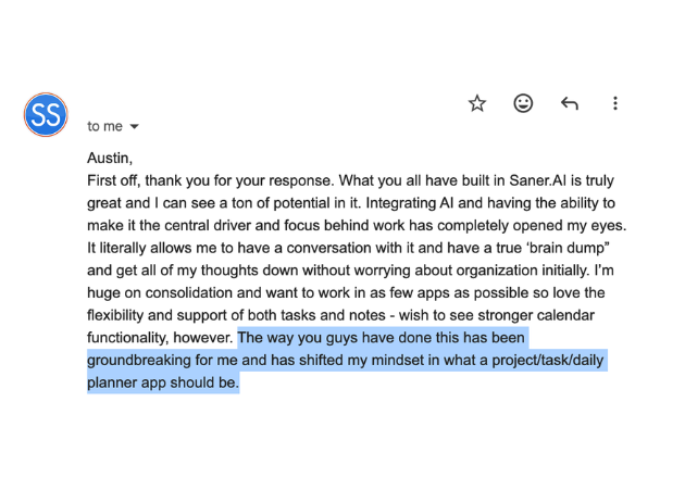 A user described our product as groundbreaking, and that stopped me for a second.

Because most days don’t feel groundbreaking.

They feel like:
• fixing bugs
• shipping small updates
• talking to users
• improving little by little

Progress is quiet, but users notice it. So,