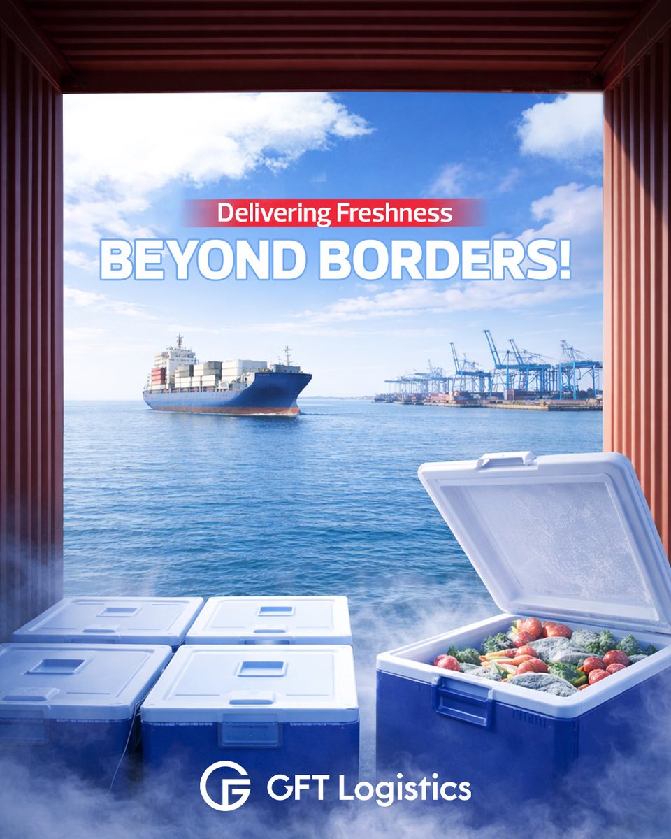 Freshness knows no borders. 🌍❄️
At GFT Logistics, we ensure that temperature-sensitive cargo reaches its destination safely, quickly, and in perfect condition. #internationaltransport