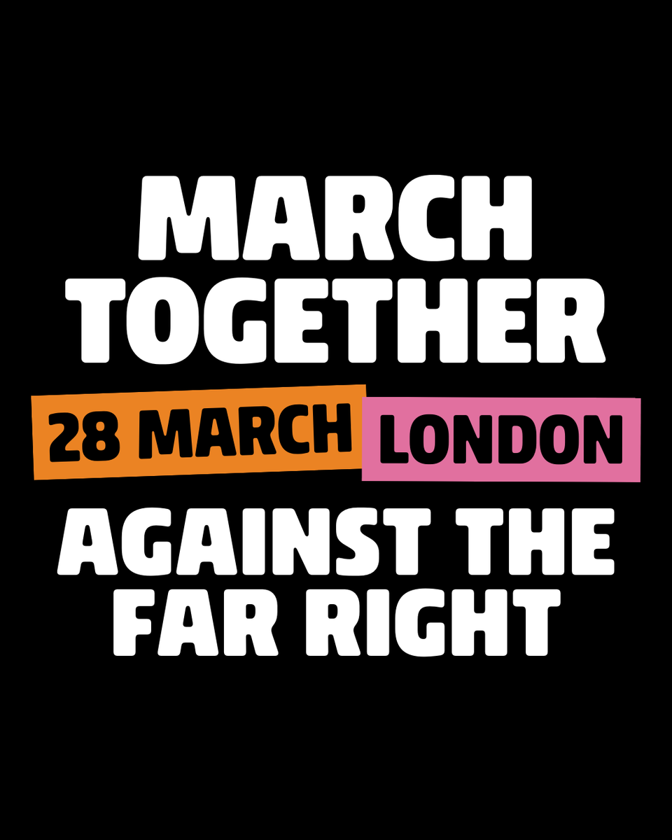 SRTRC_England's tweet image. The voices of division are growing louder. It’s up to us to #unite against them. 
Join us in London on 28 March for the #Together Against the Far Right national demonstration. 

Sign-up for updates here: togetheralliance.org.uk

@UKTogetherAll | @theredcardwales | @SRtRCScotland