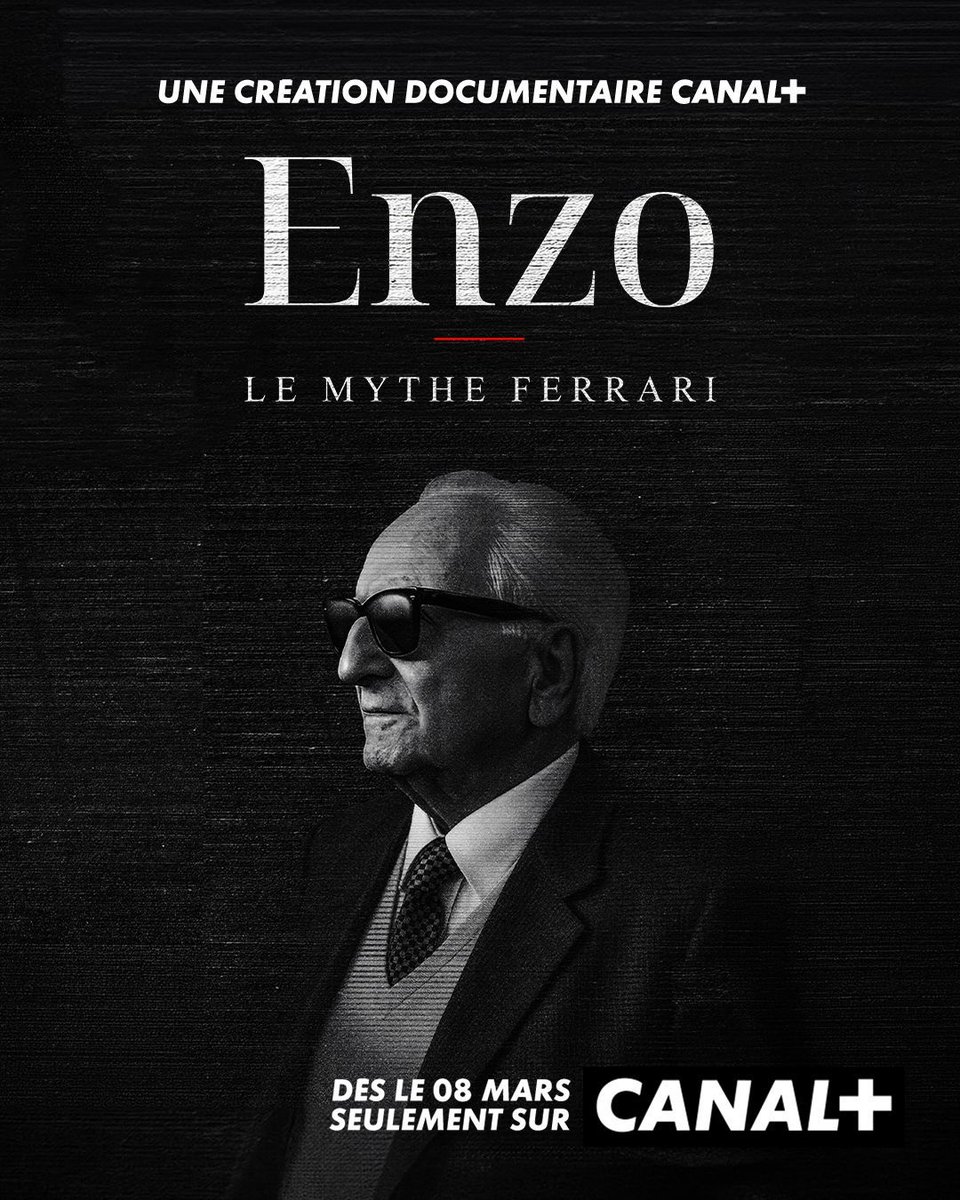 canalplus's tweet photo. À l'origine de la légende.

Enzo, le mythe Ferrari, une Création Documentaire qui passionnera aussi bien les fans de Formule 1 que les amoureux des belles lignes. Dès ce dimanche, seulement sur CANAL+. https://t.co/0eed1Ax2rf