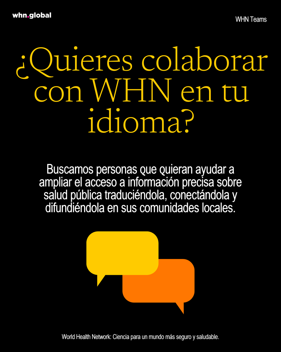 World Health Network - Español tweet media