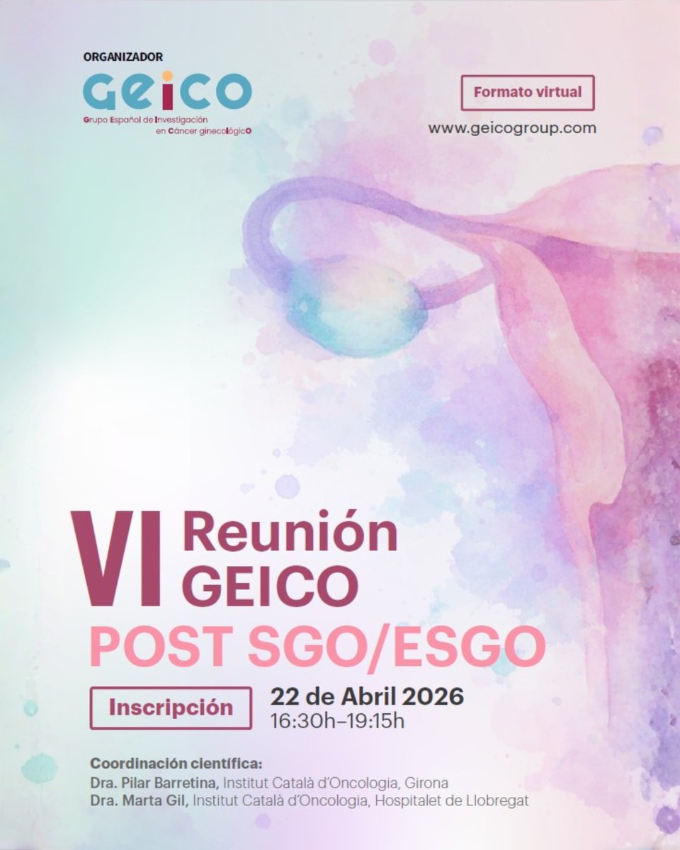 GEICO-Spanish Gynaecological Cancer Research Group tweet media