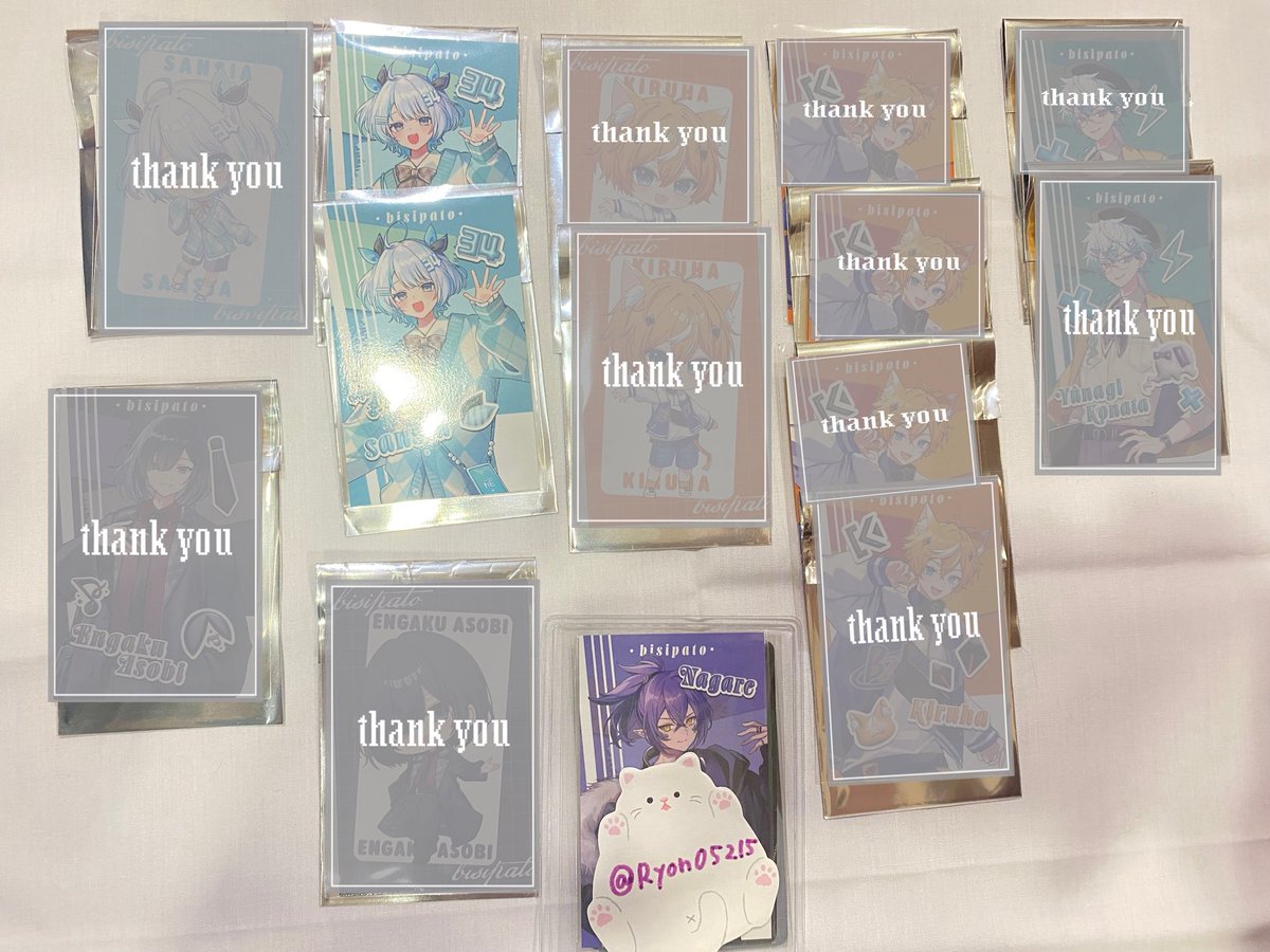 Ryon05215's tweet photo. 【交換・譲渡】びじぱと POP UP STORE ポップアップストア
ランダムコレクションカード　ランダム缶バッジ

求▶︎💜or 定価+送料

譲▶🩵様

こちらの画像が最新になります。
ご希望あればコレカ↔缶バ◎
お声がけは引用先までお願いいたします🌼

⦿💜買取検討致します

※引用先ツリー参照推奨 https://t.co/mqSAZlnYAZ