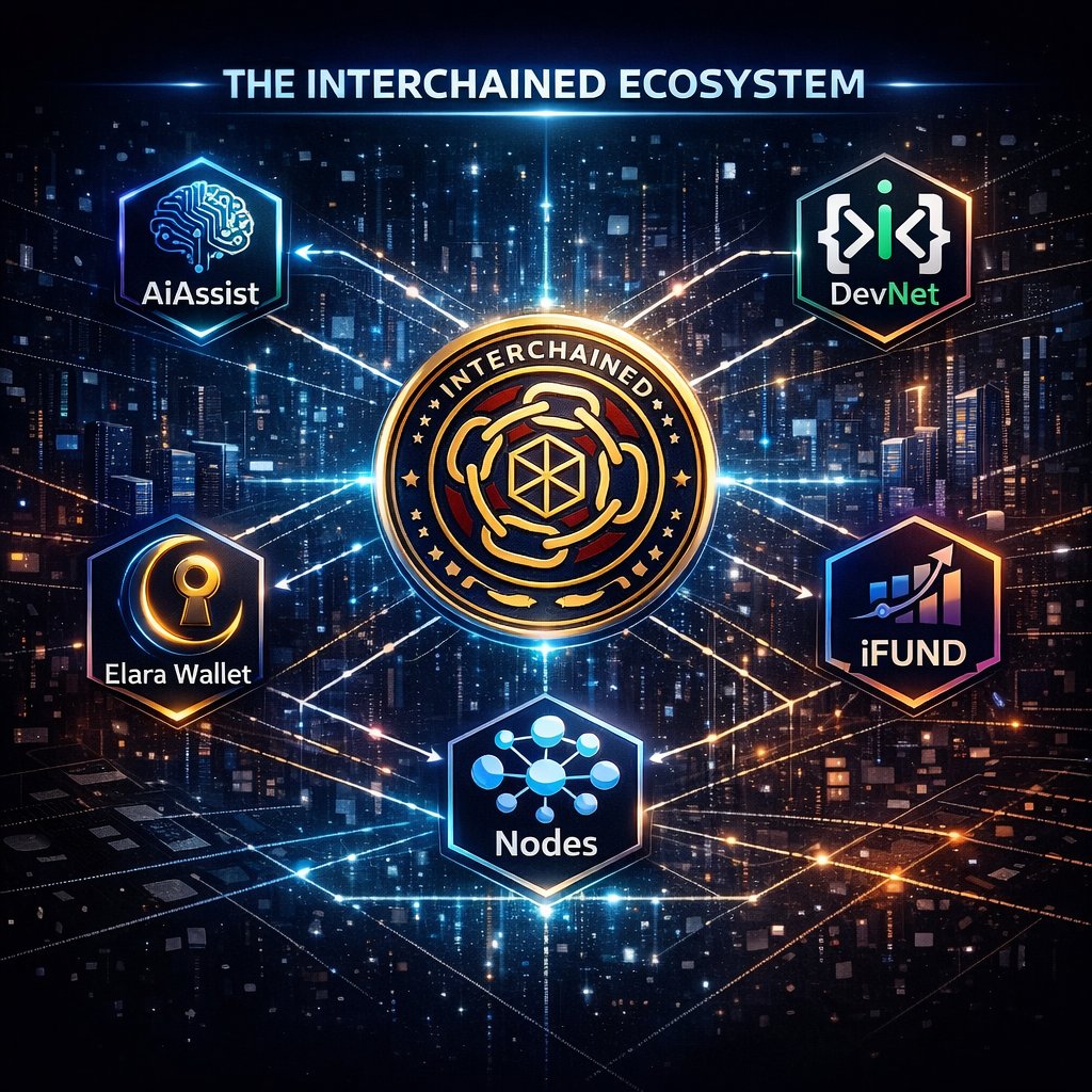 ITSSHADOVIA's tweet photo. Most crypto projects build one product.
Interchained is building an entire sovereign digital ecosystem.
AI infrastructure.
Creator economy.
Nodes.
Wallets.
Fundraising.
All connected.
Let’s break it down
@interchained
#interchained #aiassist #itc #aias https://t.co/wxzhxhs1Ss